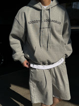 Half terry bermuda pants