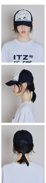 CAT MONSTER TRUCKER CAP - BLACK