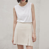 (Z-T-6396)BASIC SOFT SLEEVELESS TEE