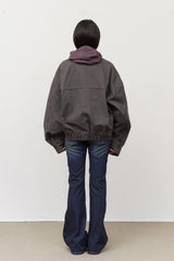 (W) Sen Low-rise Bootscut Denim Dark Blue