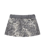 bd leopard skirt (grey)
