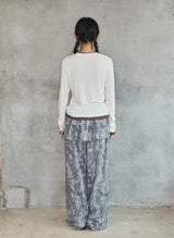 STAR LAYERED LONG SLEEVE - CREAM