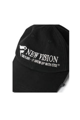 NEW VISION DESTROYED WASHED CAP (BLACK)