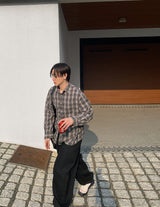 No.1172 W check SHIRT (3color)