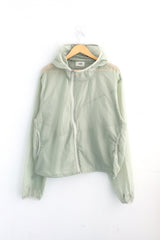 Light touch cropped hooded jacket