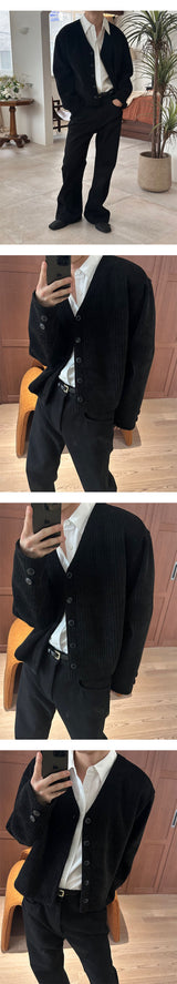 [F/W] Golgi v neck crop cardigan(4color)