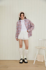 ELFIN PUNCHING TIERED SKIRT