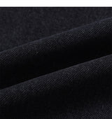 [S-XL] ブラックブラシウォッシングデニムパンツ