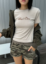 MILITARY MINI SHORTS