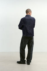 インシジョンダブルニーカーペンターパンツ (Washed Black)