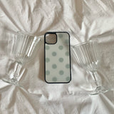 [MADE] Dot glass bumper case(mintgreen)