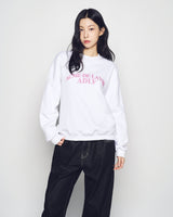 25FW WOMAN ARCH SHAPED LOGO NAPPING SWEATSHIRT