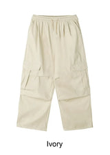 Eppen pintuck wide cargo pants