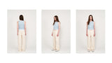WIDE COTTON PANTS (CREAM)