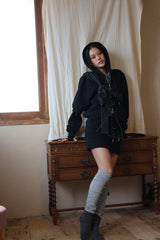 twist stop socks_grey