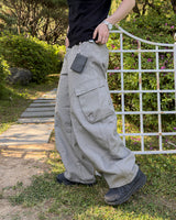Raun Curved Cargo Wide Pants