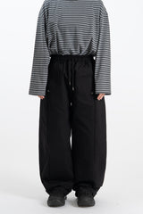 Dunt Snap Button Balloon Pants
