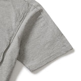 フィドルヘッドハーフTシャツ / メランジグレー