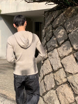 ケネンスプレーフーディドニットジップアップ 2C