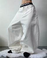 COTTON BASIC BALLOON PANTS❤🤍🤎🖤💚 - 5 COLORS