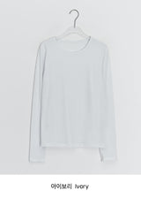 26SS★ [BAONHAUS] Ringchi Layered Span Round T-Shirt