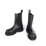 DAVID STONE HI-COMMANDO SOLE CHELSEA BOOTS