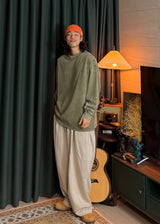 Pigment Balloon A-Line Wide Pants 4COLOR