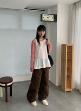 Muyan Dot Stripe Long Sleeve Tee