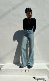 FLARED BOOTCUT DENIM PANTS code 23005