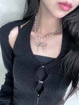 mix pearl choker