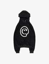 AT SYMBOL APPLIQUE HOODIE BLACK