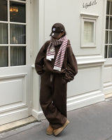 [BELLIDE MADE] Self-interest renewal Two-way napping jogger sweat pants