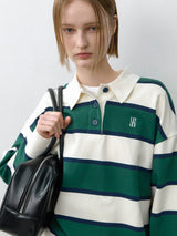 (T-7002)ESSENTIAL STRIPE TEE