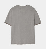 26SS★ STRIPE LAYERED HALF T