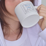 [FANCY X DUSTY] DUSTY DOODLE MUG CUP (WHITE) F25NM1014