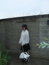 [summer item] ドットフリルシアージャンパー