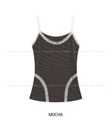 Lulu Striped Lace Sleeveless
