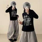 Gron Vintage Lettering Long Sleeve Tee