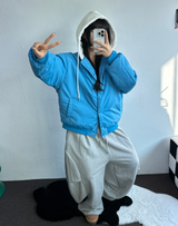 SIDE PLEAT PARACHUTE STRING BALLOON PANTS🩶🖤🤍 - 3 COLORS