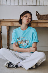 26SS★ DTP Kitten Daisy Short Sleeve Tee