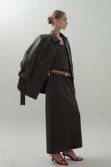 Knit Texture Top_Charcoal