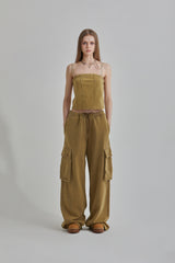 BUNDLE SLEEVELESS TOP