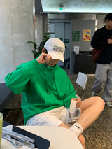 LMNバージニアエンブロイダリーツートーンボールキャップ (5 colors)