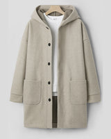 Koven Wool Hooded Coat