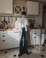 Loner Washed Bootcut Denim Pants