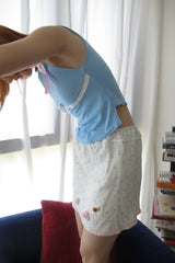 Rose broken flower skirt