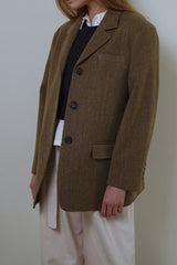 Mago herringbone jacket_beige