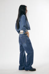 Deva short denim trucker jacket