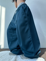 KIDDY RING POINT FRONT PLEAT BALLOON PANTS💙🩶🖤 - 3 COLORS