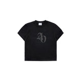 [24SS] シンボルホットフィクスクロップショートスリーブTシャツ（ブラック）